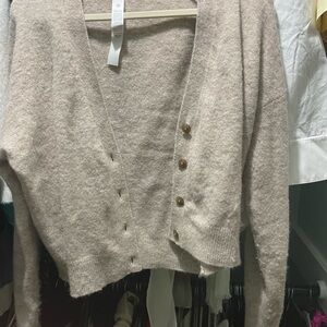 Lululemon Athletica Light Beige Cardigan
